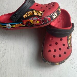 Lightning McQueen kids crocs
